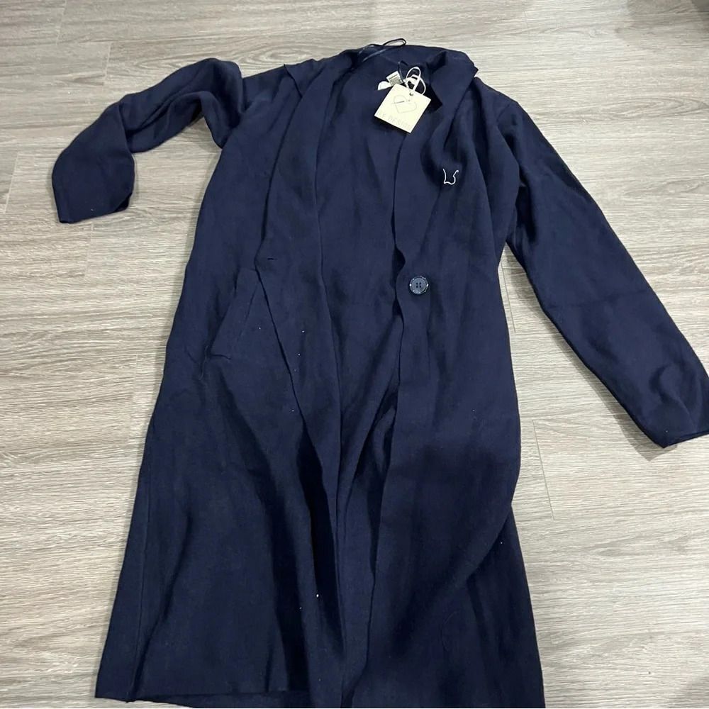 By Design Nordstrom Whitney One Button Blazer Cardigan Sweater M